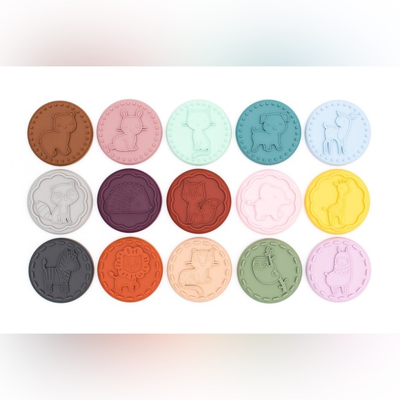 We Might Be Tiny Other - NWOT! We Might Be Tiny Colorful Kids Cookie Baking & Craft Animal Stamps